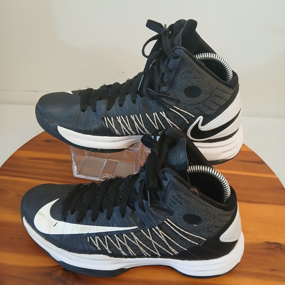 Nike Hyperdunk 2012 Womens 8.5 Black Basketball Shoes Sneakers 524875-001